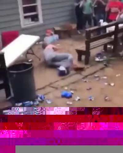 Jumping off a roof