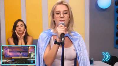 Courtney sings 