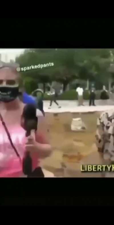 People have the nerve to stand here , smh my head