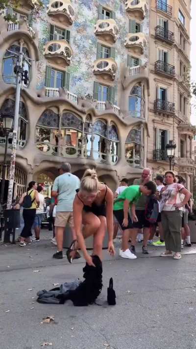 Please take off your clothes in public once