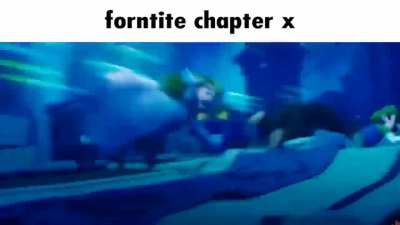 This scene reminded me of Fortnite Chapter X so I did this.