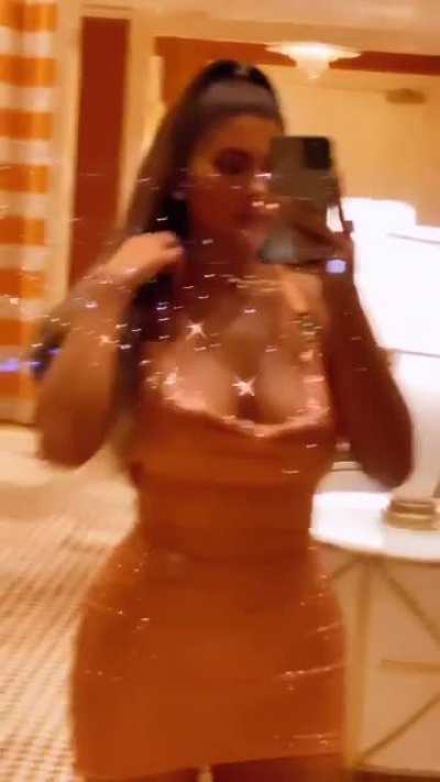 showing off that ass