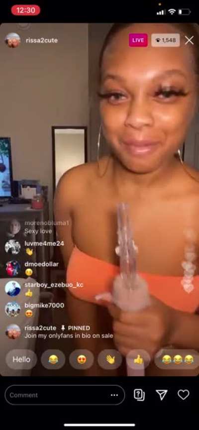 rissa2cute clap on live