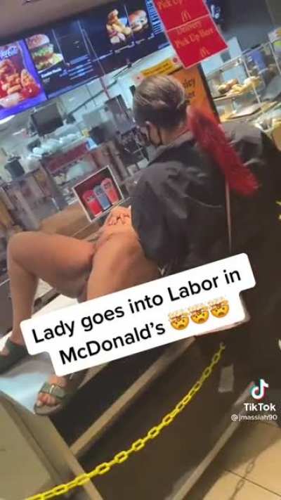 She ordered the Mcbaby