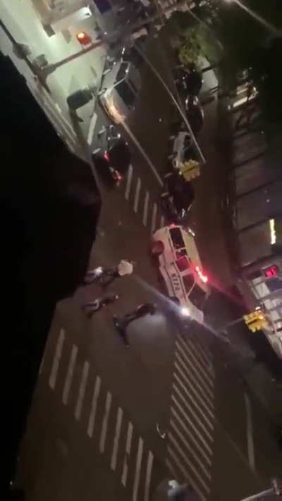 NYPD Officer was ran over by a vehicle a few minutes ago (NSFW) NYC is going through total chaos.