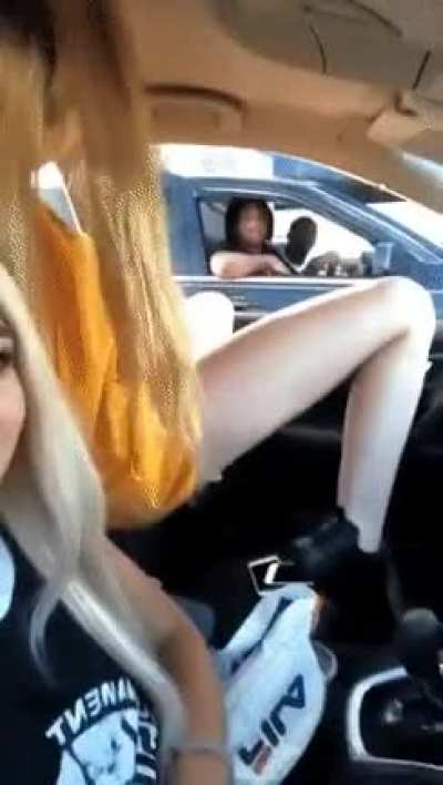 Flashing Strangers From The Car