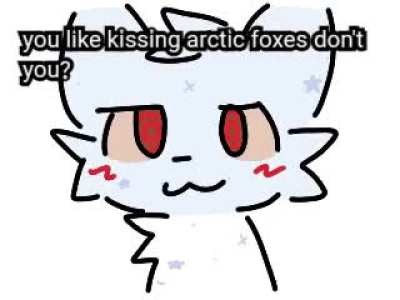 Arctic fox kisser