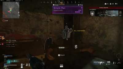 Don't need line-of-sight when you have a throwing knife