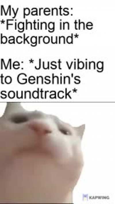 I can't hear you over the sound of my anime