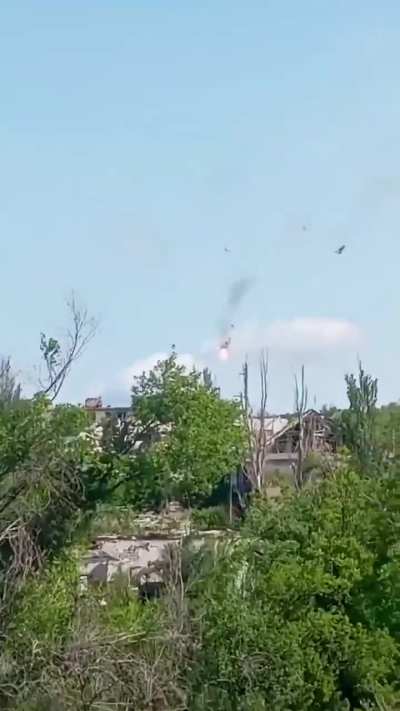 A Russian Air Force Su-25 pilot accidentally shot down his wingman with unguided rockets over Donetsk Oblast earlier today. [Unconfirmed] 13.06.2025