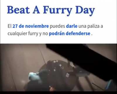 No faltes en la caza de furrys