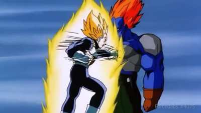 Standing there, Vegeta realized…..