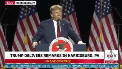 The Biden campaign released this devastating clip showing Donald Trump slurring his words tonight.