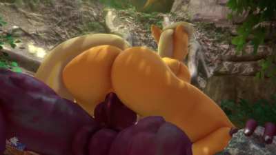 Applejack riding that fat dragon cock [MF] (Hoov<wbr>es-ar<wbr>t)[My Little Pony]