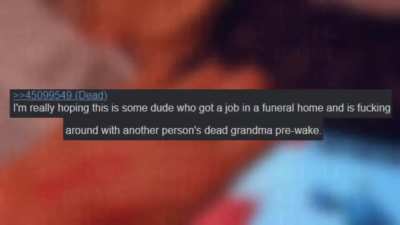 Least degenerate 4chan user