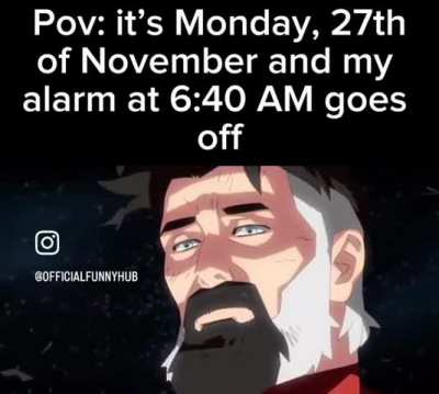 Im done