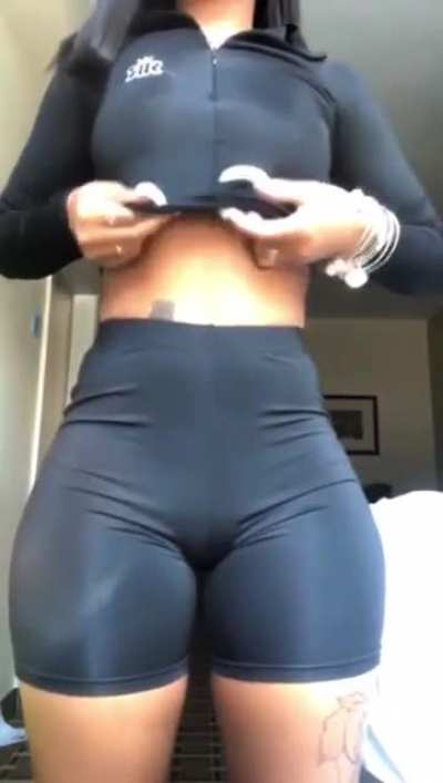 in fit clothes