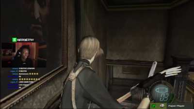 I let twitch chat play god in my resident evil 4 live stream and this sums it up in 40 seconds lol