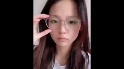 Take off your glasses
