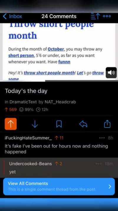 I’m scared