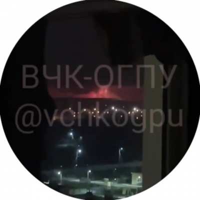 Large detonations of unknown source continue at Lipetsk military airfield. Russia, August 9, 2024