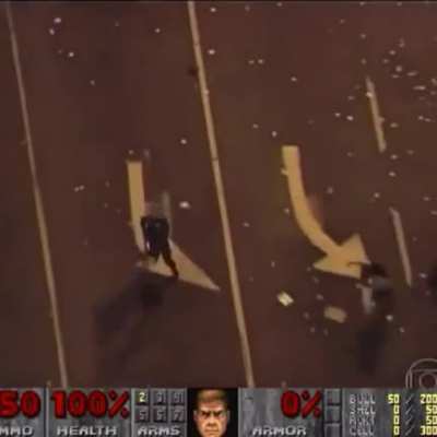 I saw this video a while ago but it only had the original music (At Doom’s Gate) and no sound effects so I decided to do it myself
