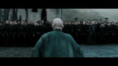 [loud] Voldemort's laugh but current events