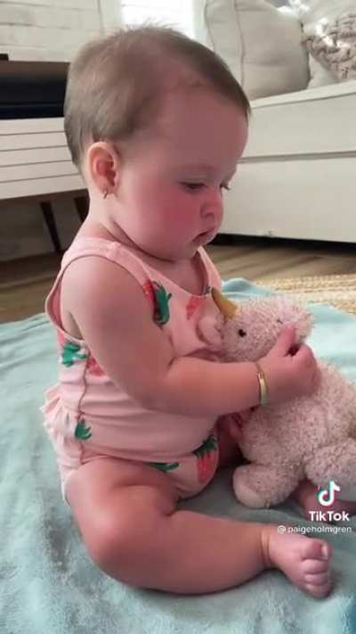 When you have to hold on to your unicorn for support