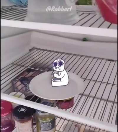 He was just chillin :(