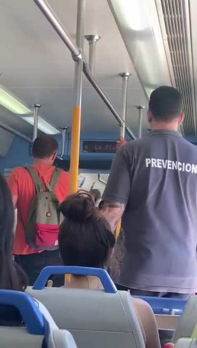 Así fue el momento de la detención de la piba embarazada en el tren