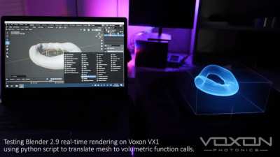Holograph tablelets you display 3d models in real time