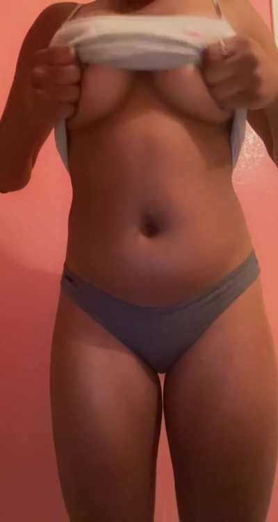 [drop] how’d I do? I love being petite and busty 🙈
