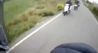 Crashing underneath the vehicle