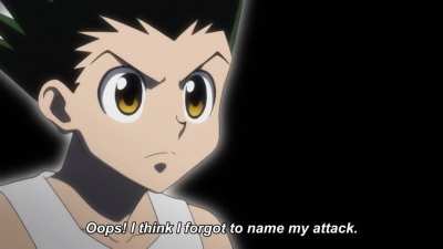 Naming your special attack (Hunter x Hunter)