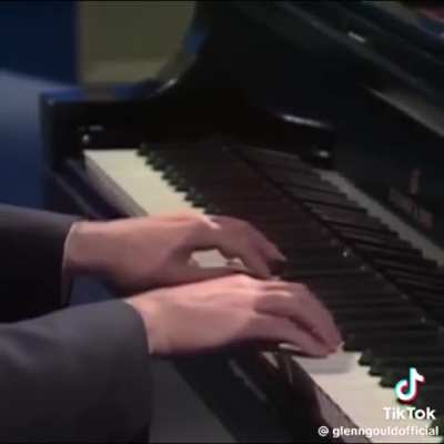 glenn gould showing why he's the goat