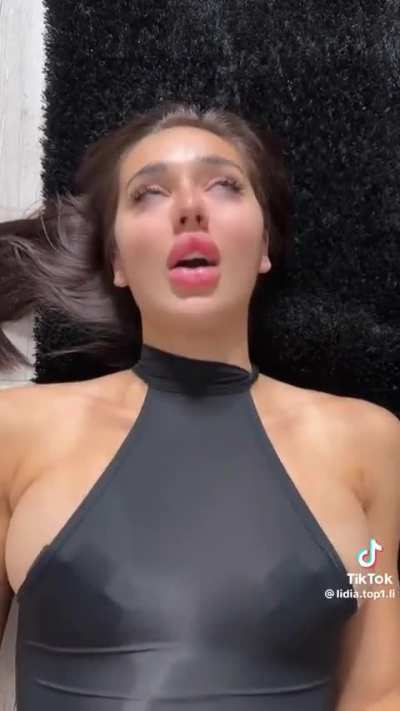 She’s just scratching her back, right?