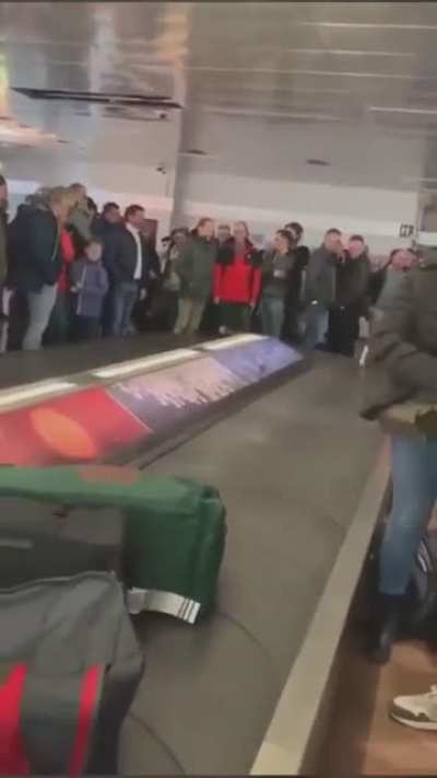 Meanwhile, at the airport...
