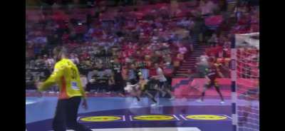 Andreas Wolff save against Norway