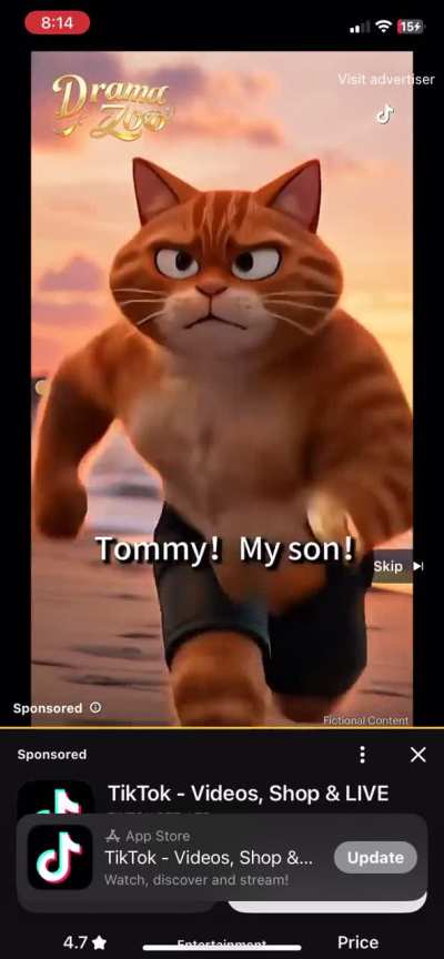 Seriously? Who made this on TikTok ad?