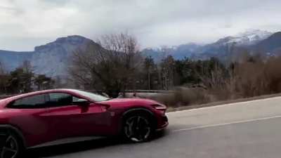 Insane Ferrari Purosangue V12 Drift: Pushing the limits of Performance!