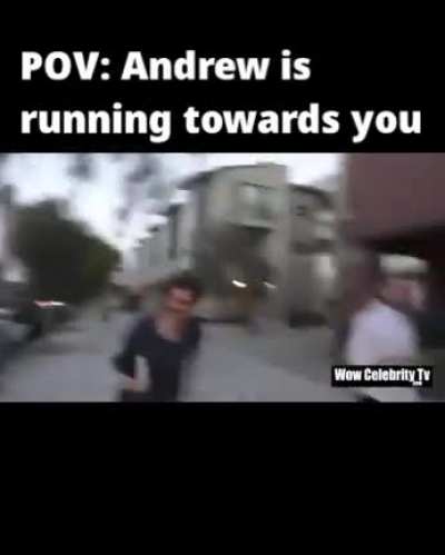 Gotta run fast