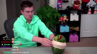 Melons are scary.