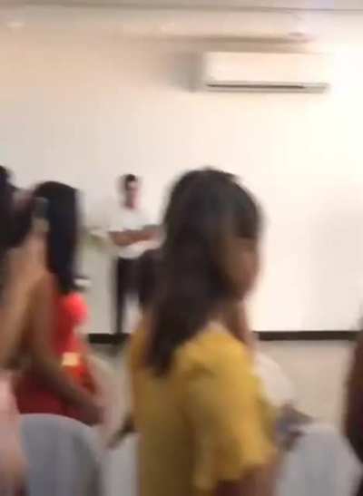 Woman tries to stop ex from marrying