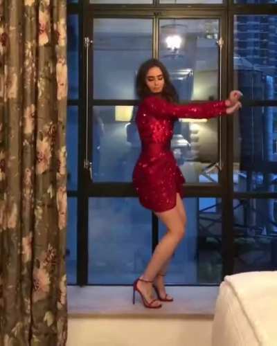Red dress