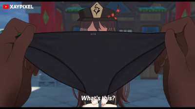 Aether Steal Hu Tao Pantsu!