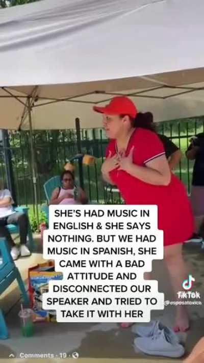 Racist gym establishment forcibly disconnects Hispanic Visitor’s music.