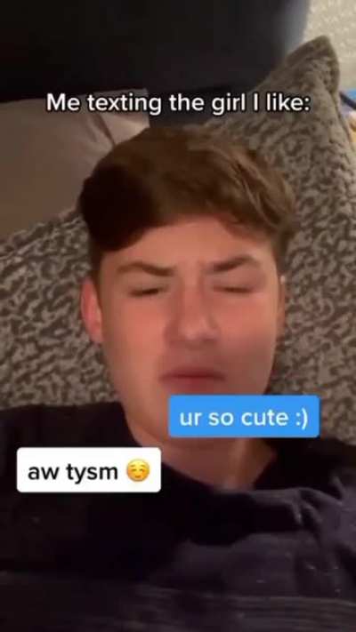 He's not good reading texts