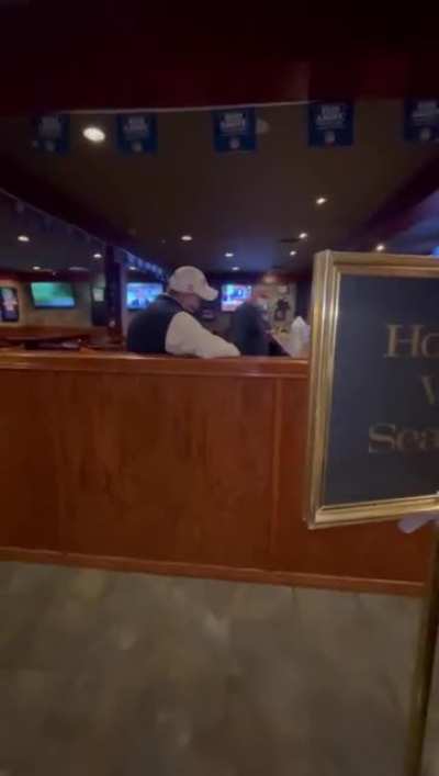 Business Owners attack & harass disabled man because they don't want his service dog in their restaurant.
