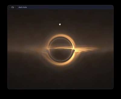Black Hole Simulation with Metal API