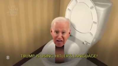 ‪Stephen Colbert’s Skibidi Biden segment from his show ‬